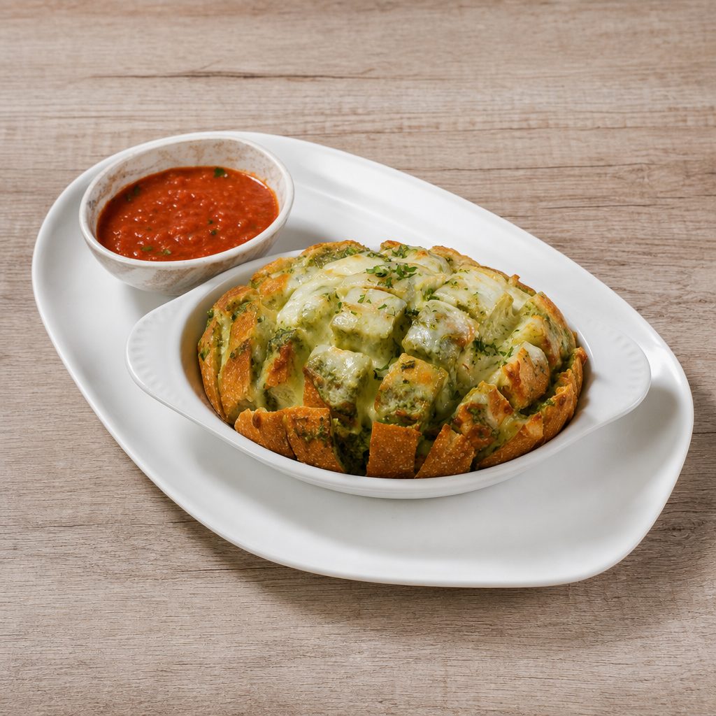 Cheesy Pesto Loaf.
