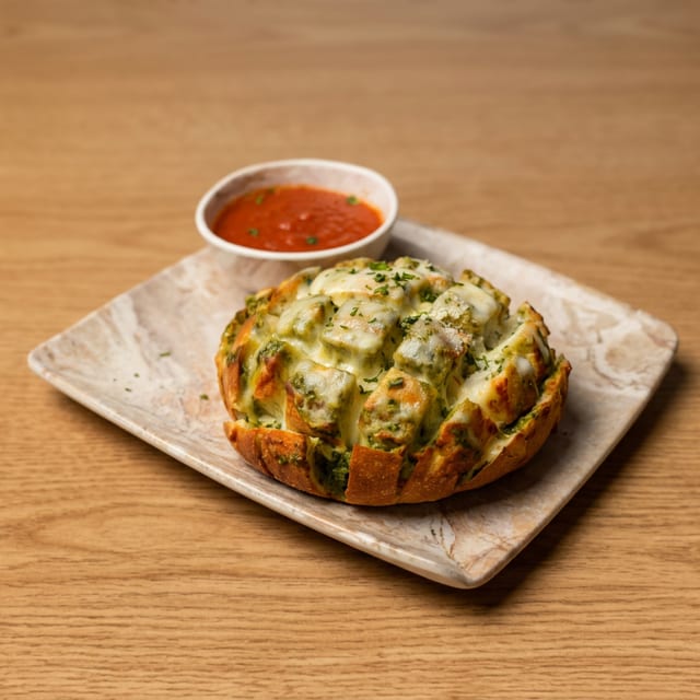 Cheesy Pesto Loaf.